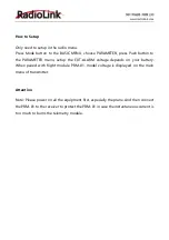 Preview for 5 page of RadioLink PRM-01 User Manual