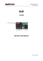 RadioLink R4F Instruction Manual предпросмотр