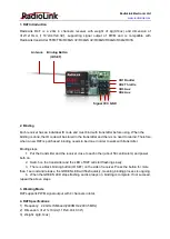 Предварительный просмотр 3 страницы RadioLink R4F Instruction Manual