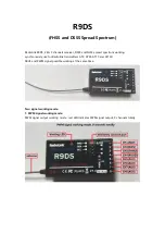 RadioLink R9DS Manual предпросмотр