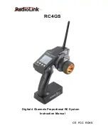 RadioLink RC4GS Instruction Manual предпросмотр