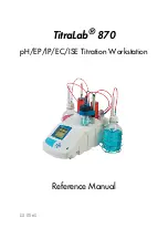 Radiometer Analytical TitraLab 870 Reference Manual preview