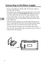 Предварительный просмотр 22 страницы Radionette Explorer REXE7WH15E Instruction Manual