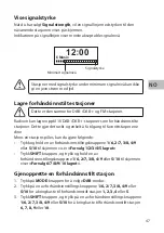 Предварительный просмотр 47 страницы Radionette Explorer REXE7WH15E Instruction Manual