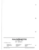 Предварительный просмотр 16 страницы Radionette Gram 5000 SM230G Service Manual