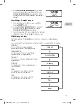 Preview for 23 page of Radionette Menuett RMEMPDB16E Instruction Manual