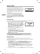 Preview for 36 page of Radionette Menuett RMEMPDB16E Instruction Manual