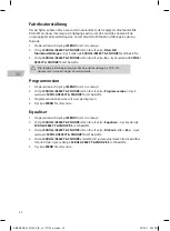 Preview for 52 page of Radionette Menuett RMEMPDB16E Instruction Manual