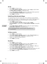 Preview for 86 page of Radionette Menuett RMEMPDB16E Instruction Manual