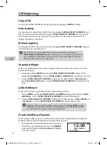 Preview for 90 page of Radionette Menuett RMEMPDB16E Instruction Manual