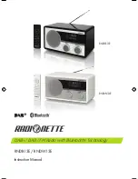 Radionette RNDB13E Instruction Manual preview