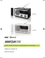 Radionette RNDW13E Instruction Manual preview