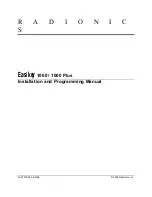 Radionics Easikey 1000 Plus Installation And Programming Manual preview