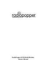 RadioPopper JrX Owner'S Manual preview