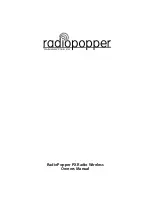 Preview for 1 page of RadioPopper RadioPopper PX Radio Wireless Owner'S Manual