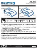 Preview for 2 page of RadioPRO RP4.2-HY12 Quick Start Manual