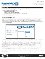 Preview for 6 page of RadioPRO RP4.2-HY12 Quick Start Manual