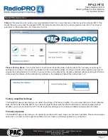 Preview for 7 page of RadioPRO RP4.2-HY12 Quick Start Manual