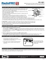 Preview for 5 page of RadioPRO RP5-GM31 Instruction Manual