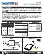 Preview for 1 page of RadioPRO RP5-GM32 Quick Start Manual