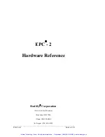 Preview for 2 page of RadiSys EPC-2 Hardware Reference Manual