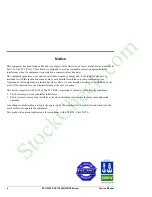 Preview for 4 page of RadiSys EPC-2322 Service Manual