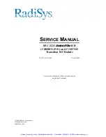 Preview for 2 page of RadiSys EPC-3221 C1000BX-SVE Service Manual