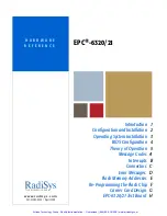 Предварительный просмотр 2 страницы RadiSys EPC-6320 Hardware Reference Manual