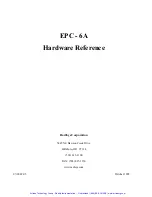 Preview for 2 page of RadiSys EPC - 6A Hardware Reference Manual