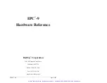 Предварительный просмотр 2 страницы RadiSys EPC-9 Hardware Reference Manual