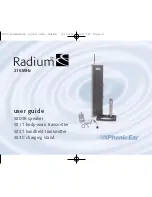 Preview for 1 page of Radium 920SR User Manual