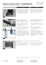 Preview for 2 page of Radius ABSOLUT SOLAR LIGHT STANDVERSION 950 MEP Quick Start Manual