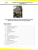 Preview for 1 page of Radius Belalatus ten Operating Instructions Manual