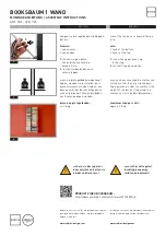 Предварительный просмотр 2 страницы Radius BOOKSBAUM 1 720 Assembly Instructions