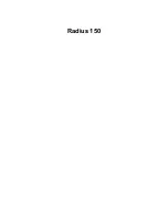 Preview for 1 page of Radius Radius 150 User Manual