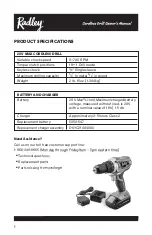 Preview for 2 page of RADLEY 1239-221 Owner'S Manual