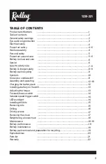 Preview for 3 page of RADLEY 1239-221 Owner'S Manual