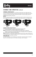 Preview for 15 page of RADLEY 1239-221 Owner'S Manual