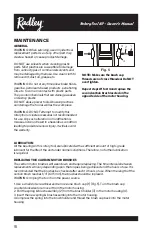 Предварительный просмотр 16 страницы RADLEY 1281-914 Owner'S Manual