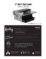 Preview for 18 page of RADLEY 1346-801 Owner'S Manual