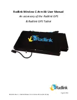 Radlink WCA User Manual preview