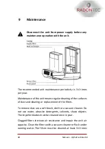 Preview for 28 page of RadonTec 50-012 Manual