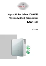 Предварительный просмотр 1 страницы RadonTec AlphaAir Freshbox 100 WiFi Manual