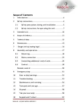 Preview for 3 page of RadonTec AlphaFreshbox 200 WiFi Manual