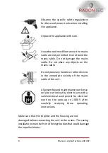 Preview for 6 page of RadonTec AlphaFreshbox 200 WiFi Manual