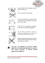 Preview for 9 page of RadonTec AlphaFreshbox 200 WiFi Manual