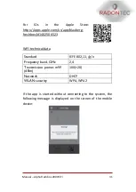 Preview for 31 page of RadonTec AlphaFreshbox 200 WiFi Manual