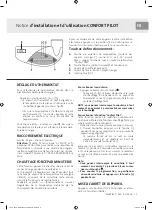 Preview for 3 page of RADSON CONFORT PILOT Manual For Installation And Use