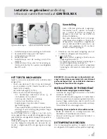 Preview for 7 page of RADSON CONTROL BOX Manual For Installation And Use