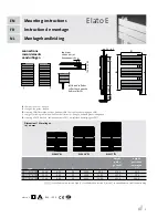 RADSON ELATO E Mounting Instructions preview